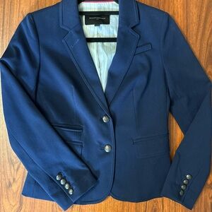 Banana Republic Women's Navy Suit Jacket Size 0P